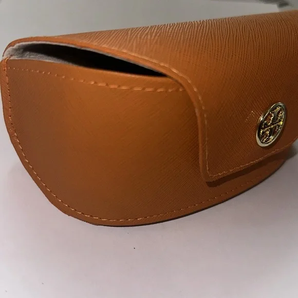 TORY BURCH SUNGLASSES CASE ONLY!! ORANGE WOMENS - Picture 5 of 7